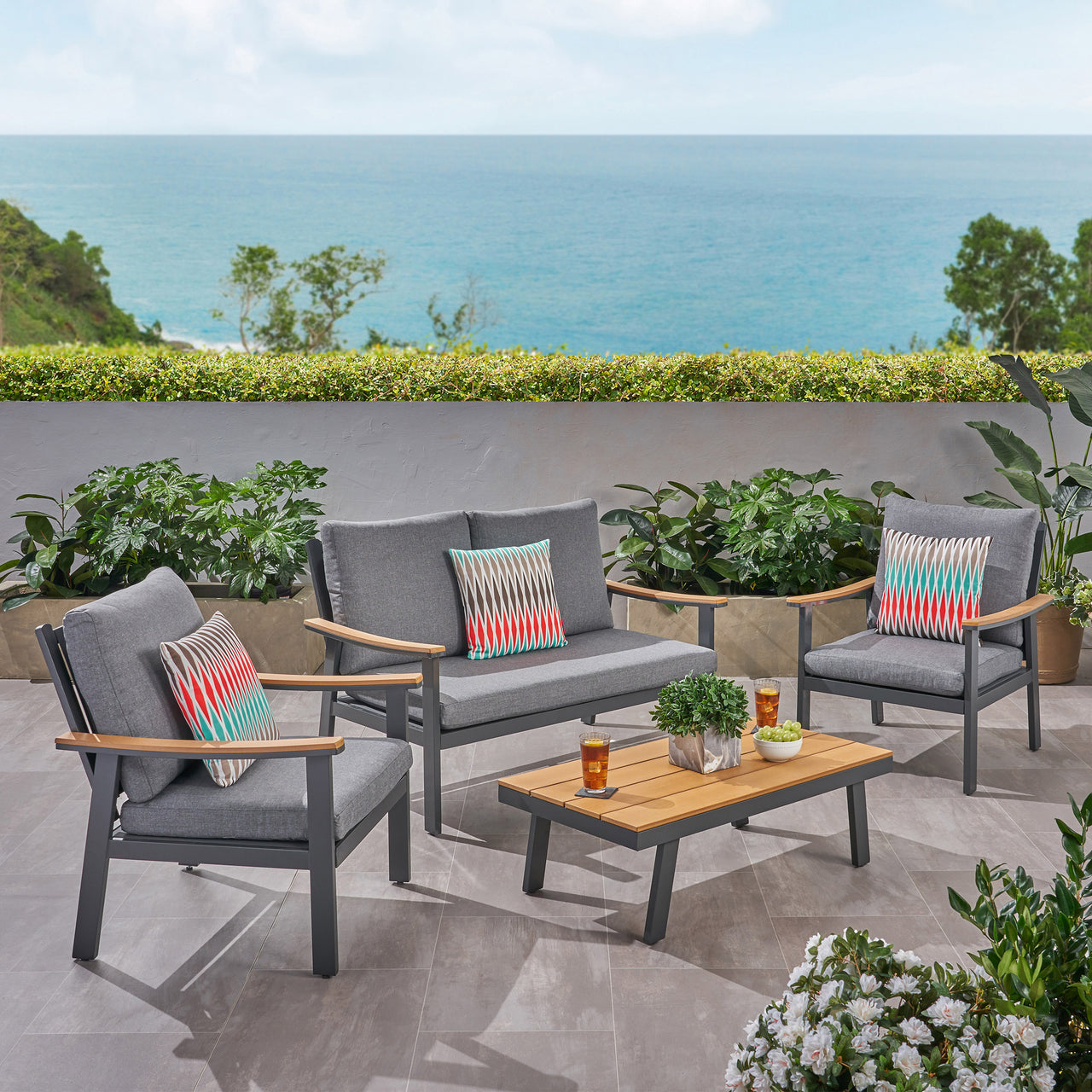 MYLORVA 53" Outdoor Chair Set