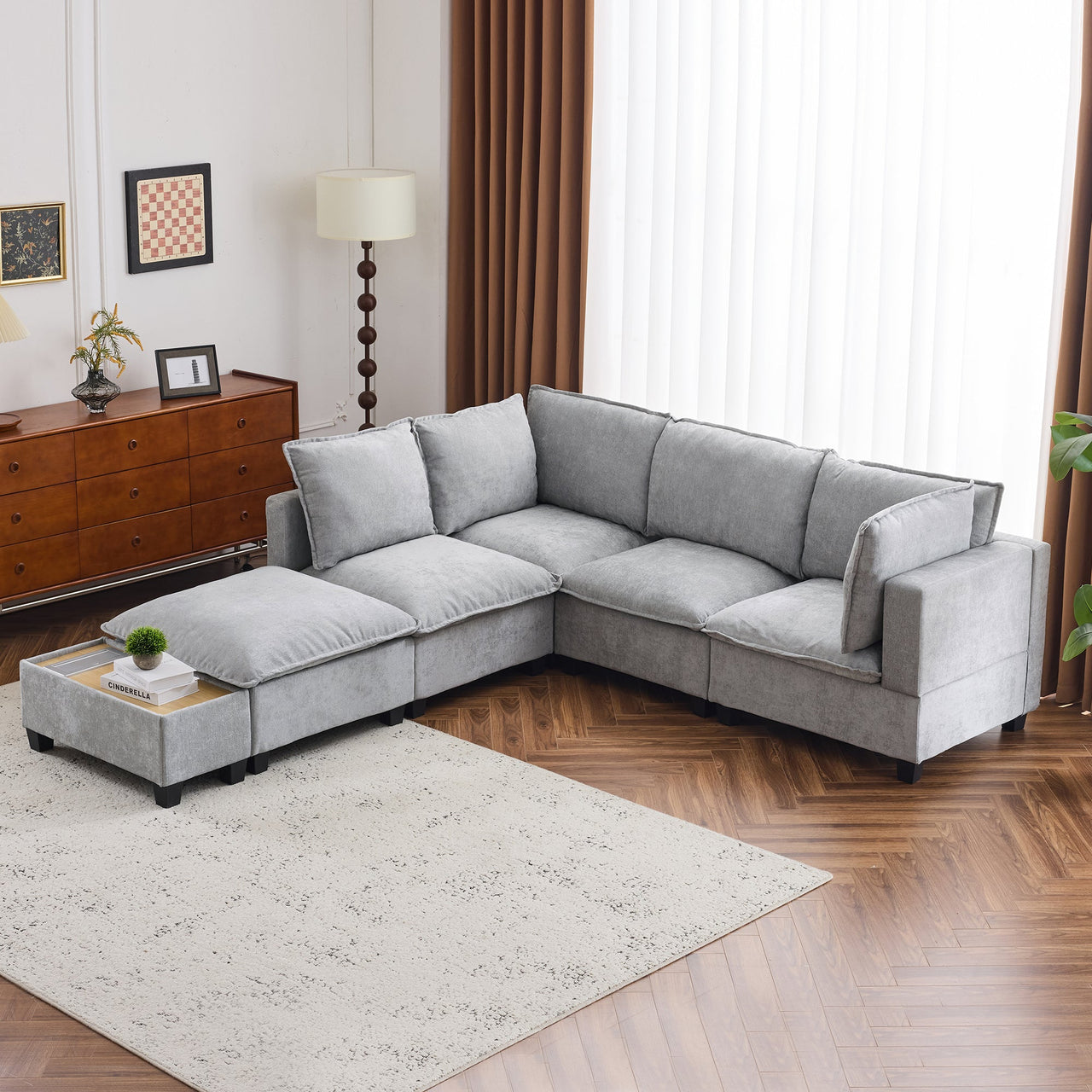 OPHYLEX 90" Sectional Sofa