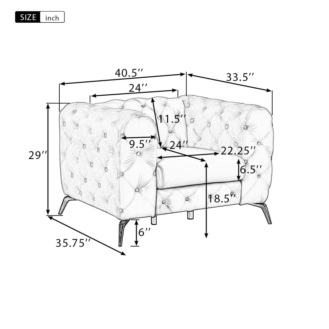 QUORA 41" Chair