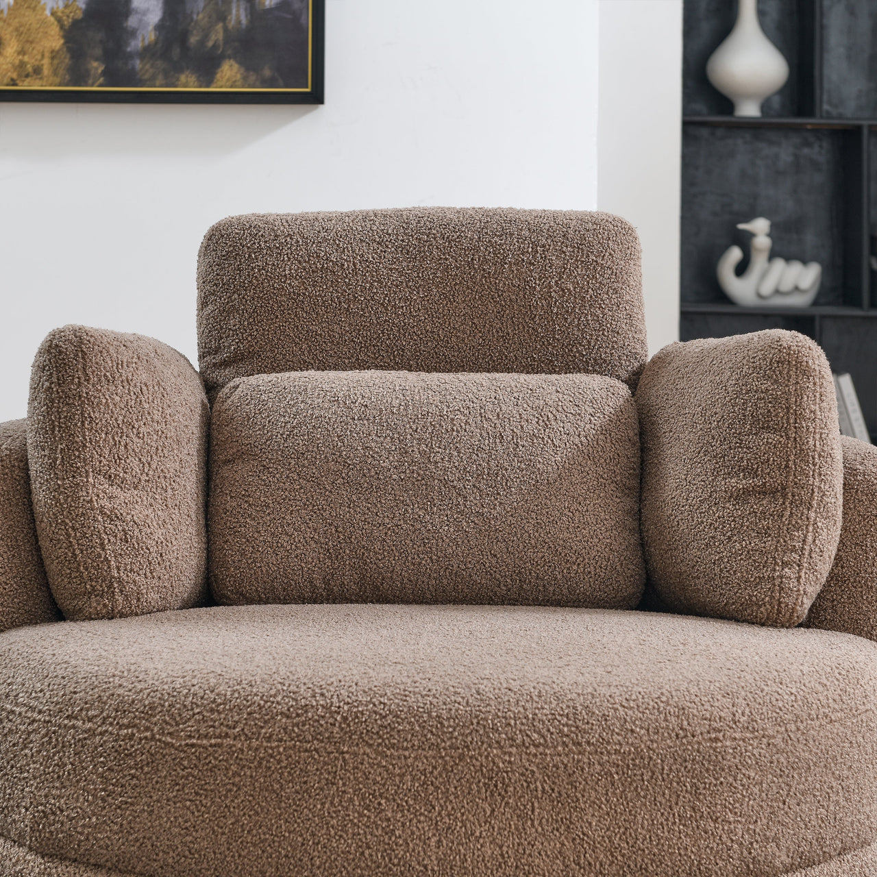 JANELLE Oversized Swivel Chair 39" Chair