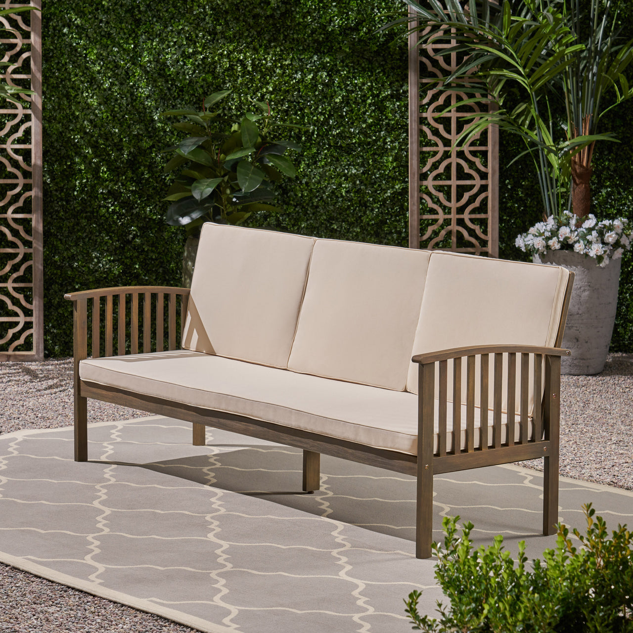 RYNVOXA 78" Outdoor Sofa