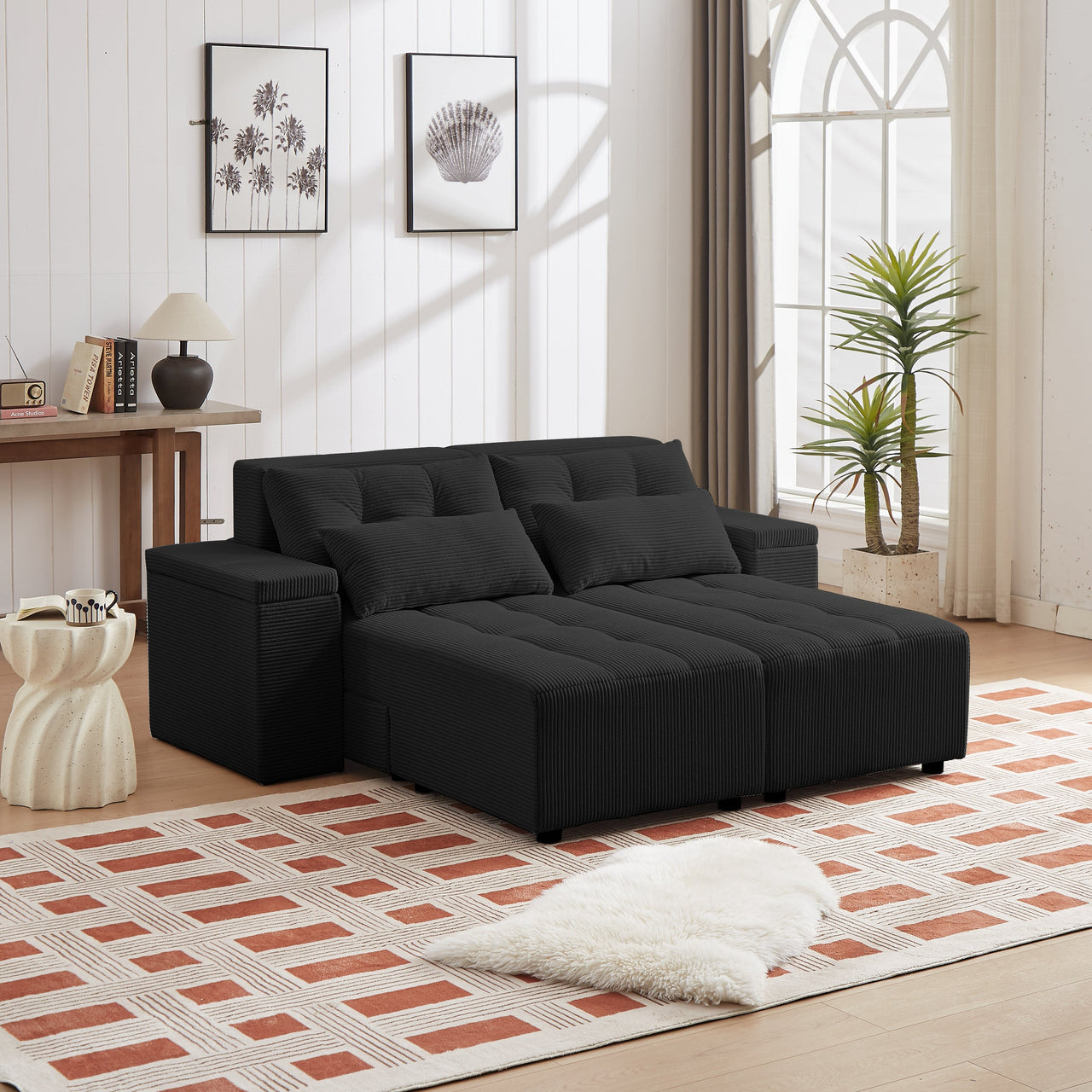 ZINNIA Convertible 3 in 1 Sleeper Sofa