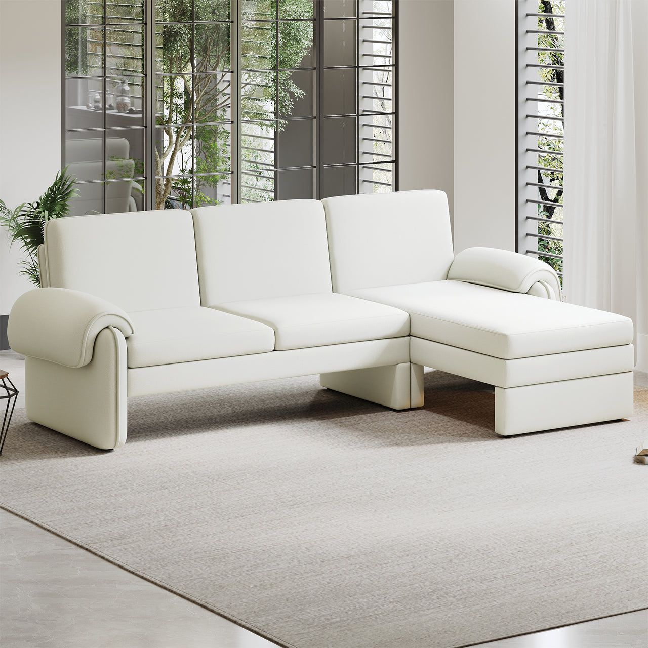 SYLOVAX 94" Convertible Sofa