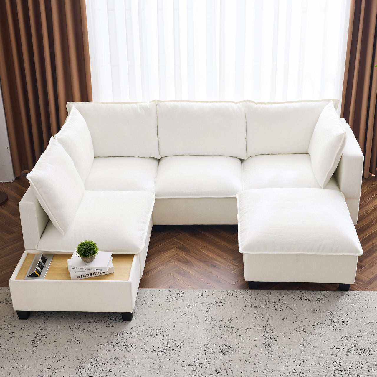 OPHYLEX 90" Sectional Sofa