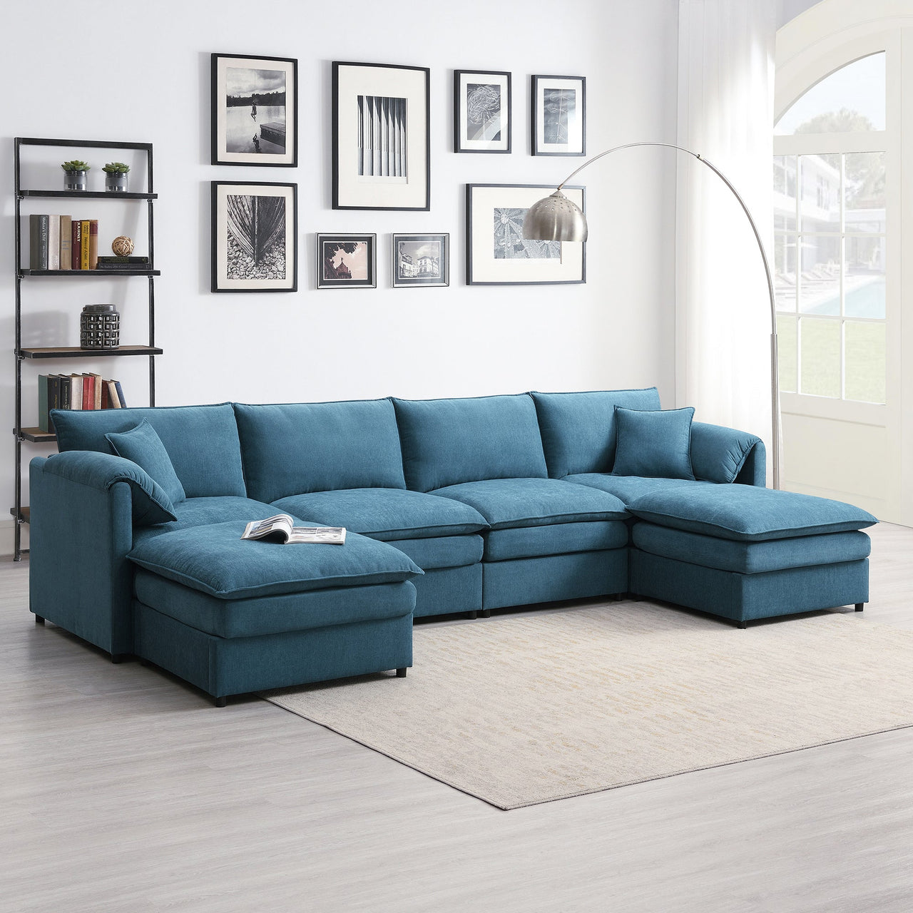 OPHYRA 134" Sectional Sofa