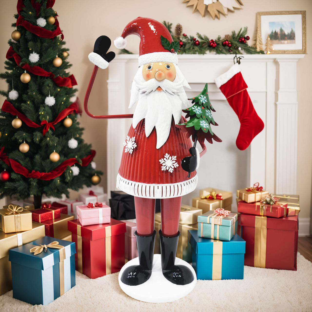 Cheerful 17" Santa Claus