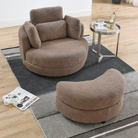 Thumbnail for JANELLE Oversized Swivel Chair 39