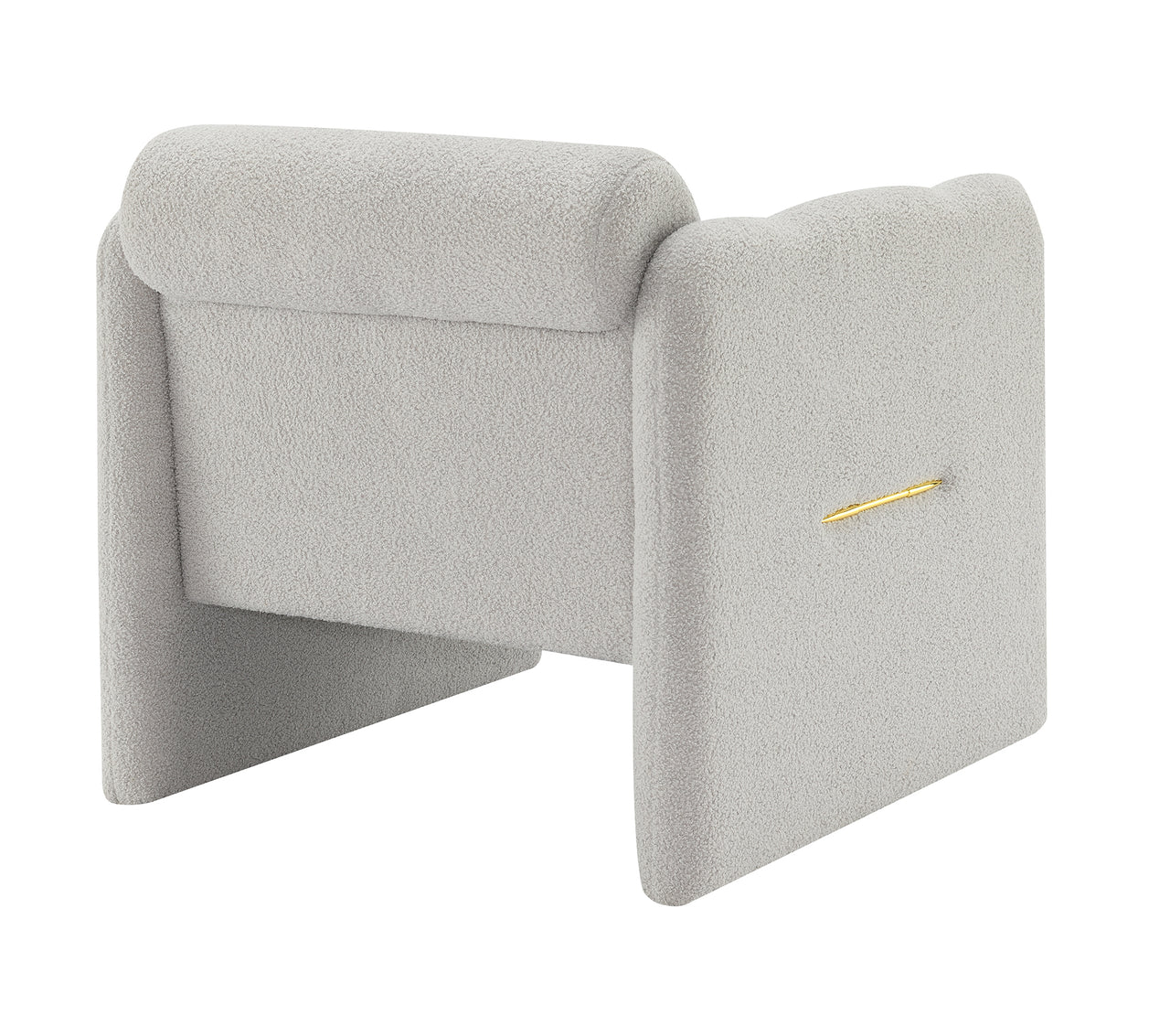 VALEN Chair - Teddy Light Gray