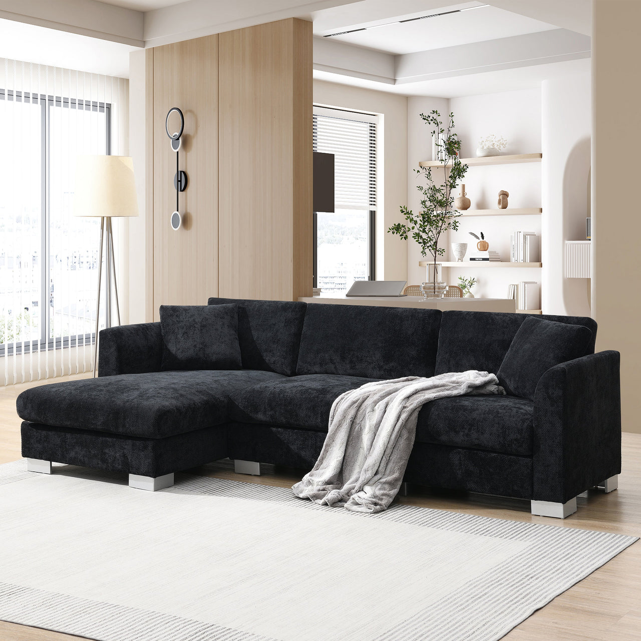 GRAVIX 96" Sectional Sofa