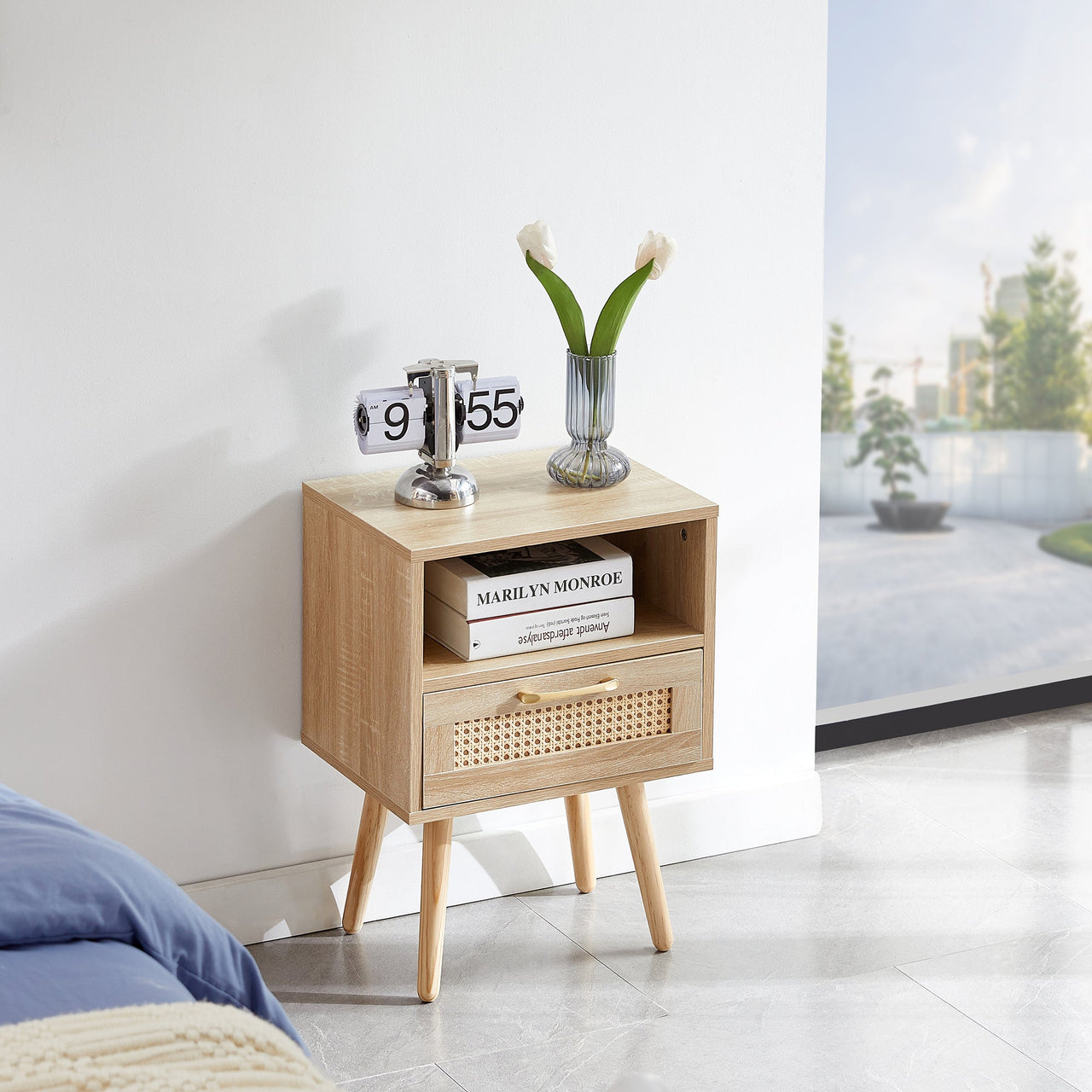 ZENON Wood Nightstand