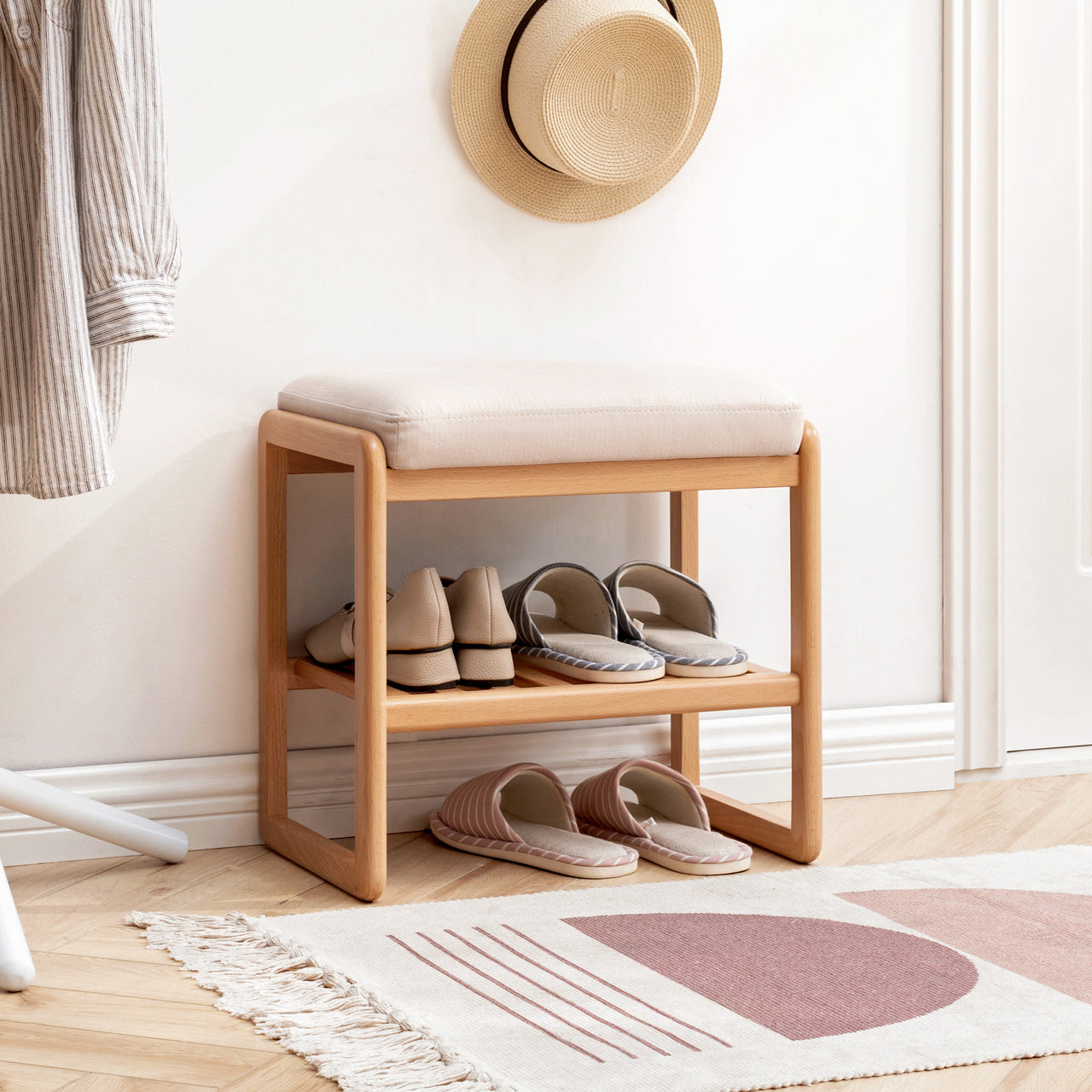 NIMBUS Shoes Wood Rack