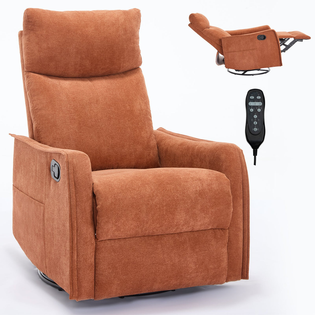 DRENVORIX 27" Recliner with Heat Massage