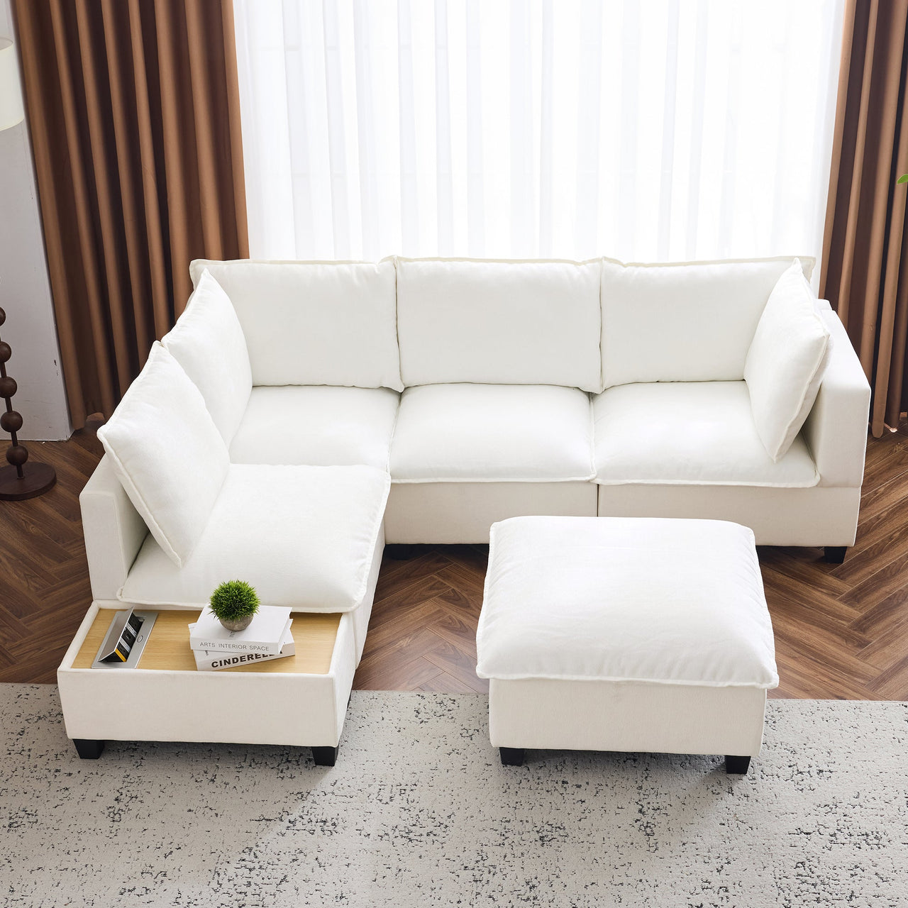 OPHYLEX 90" Sectional Sofa