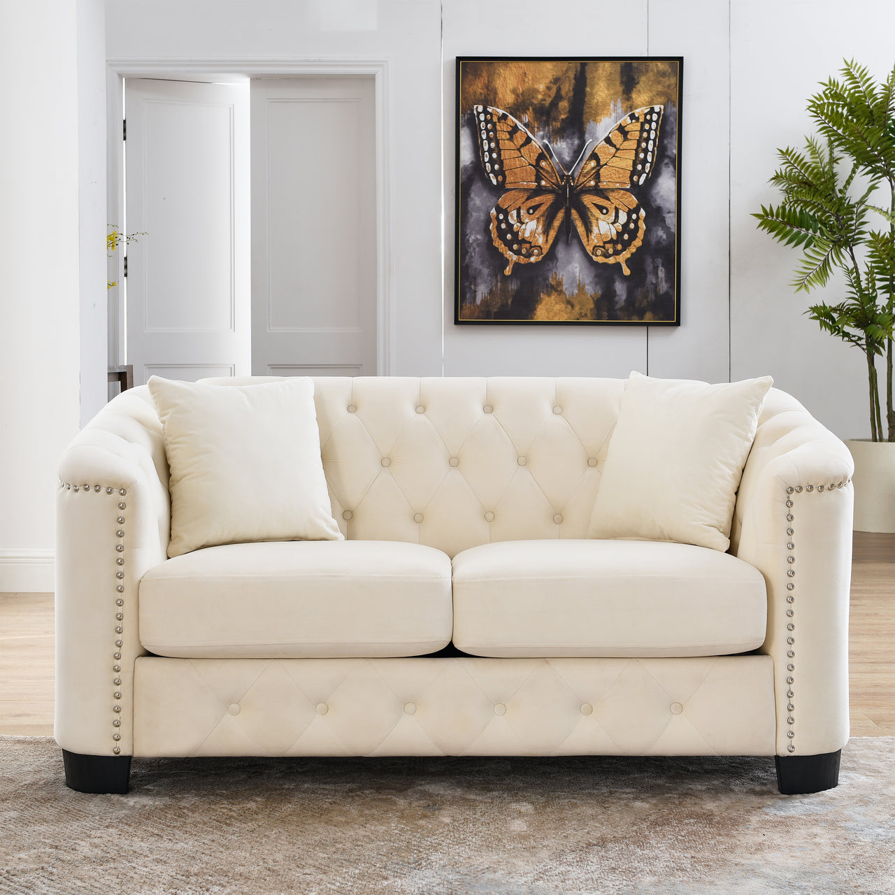 QUENTIN 59" Loveseat Sofa