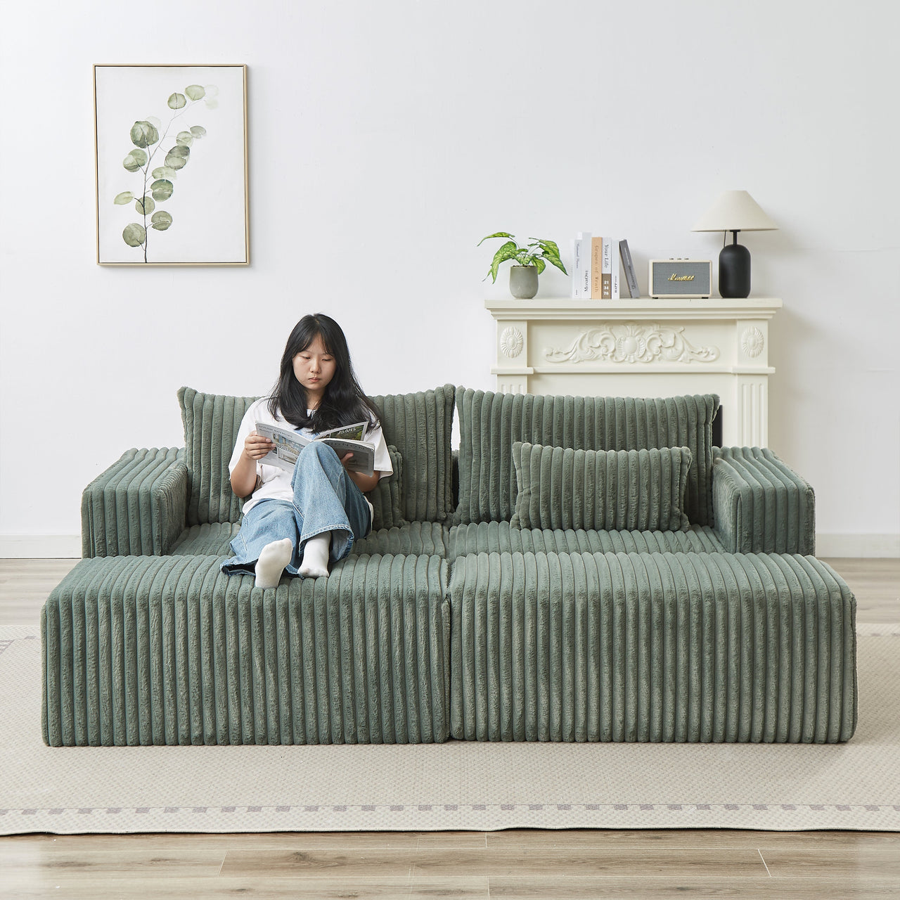 OPHELIA 87" Oversized Loveseat