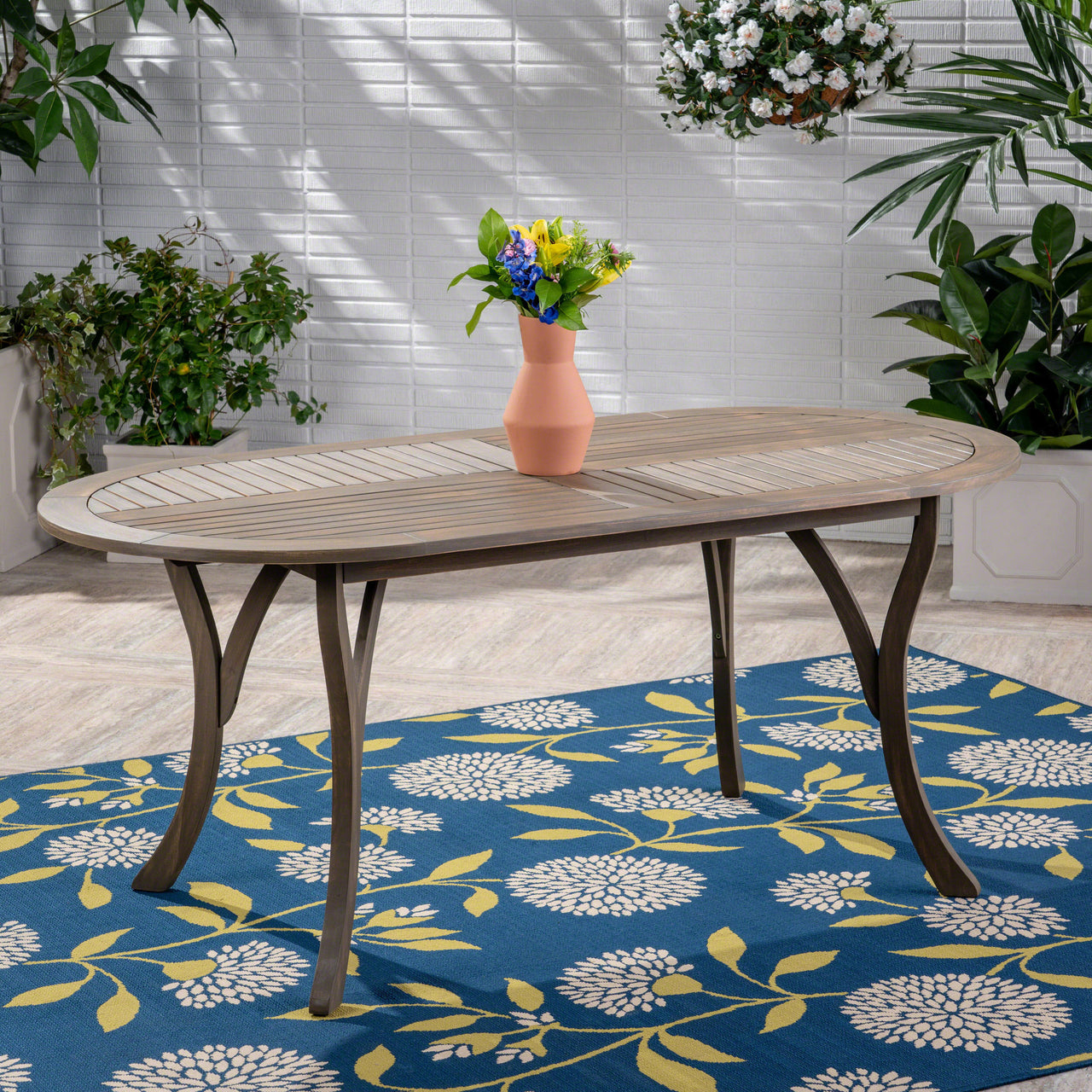 KYLVEX 70" Outdoor Dining Table