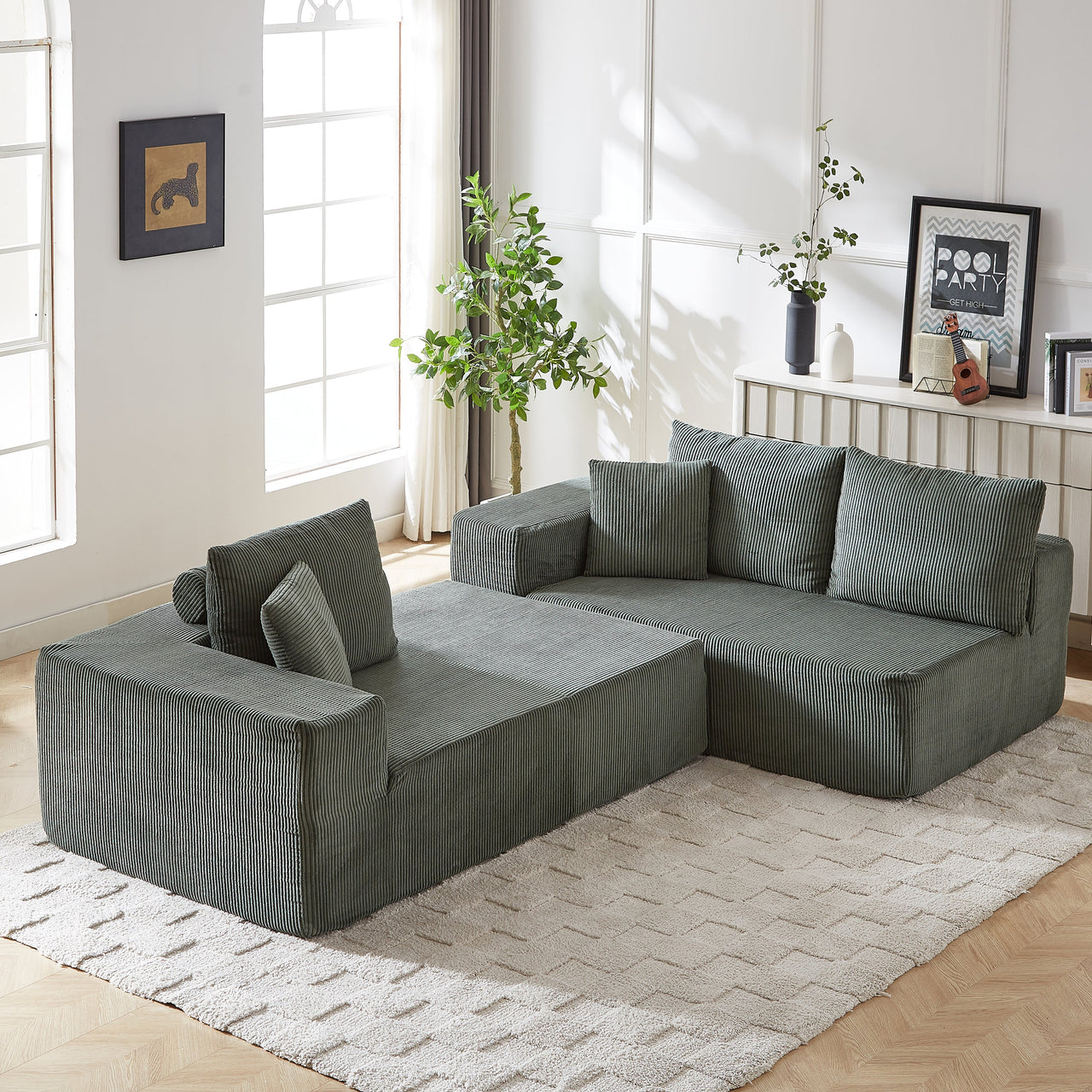 DORIAN 110" Sectional Sofa