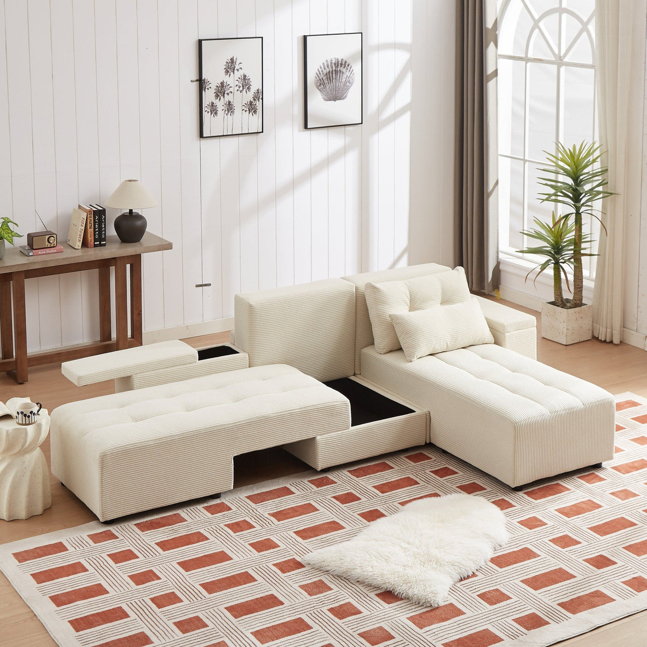 ZINNIA Convertible 3 in 1 Sleeper Sofa