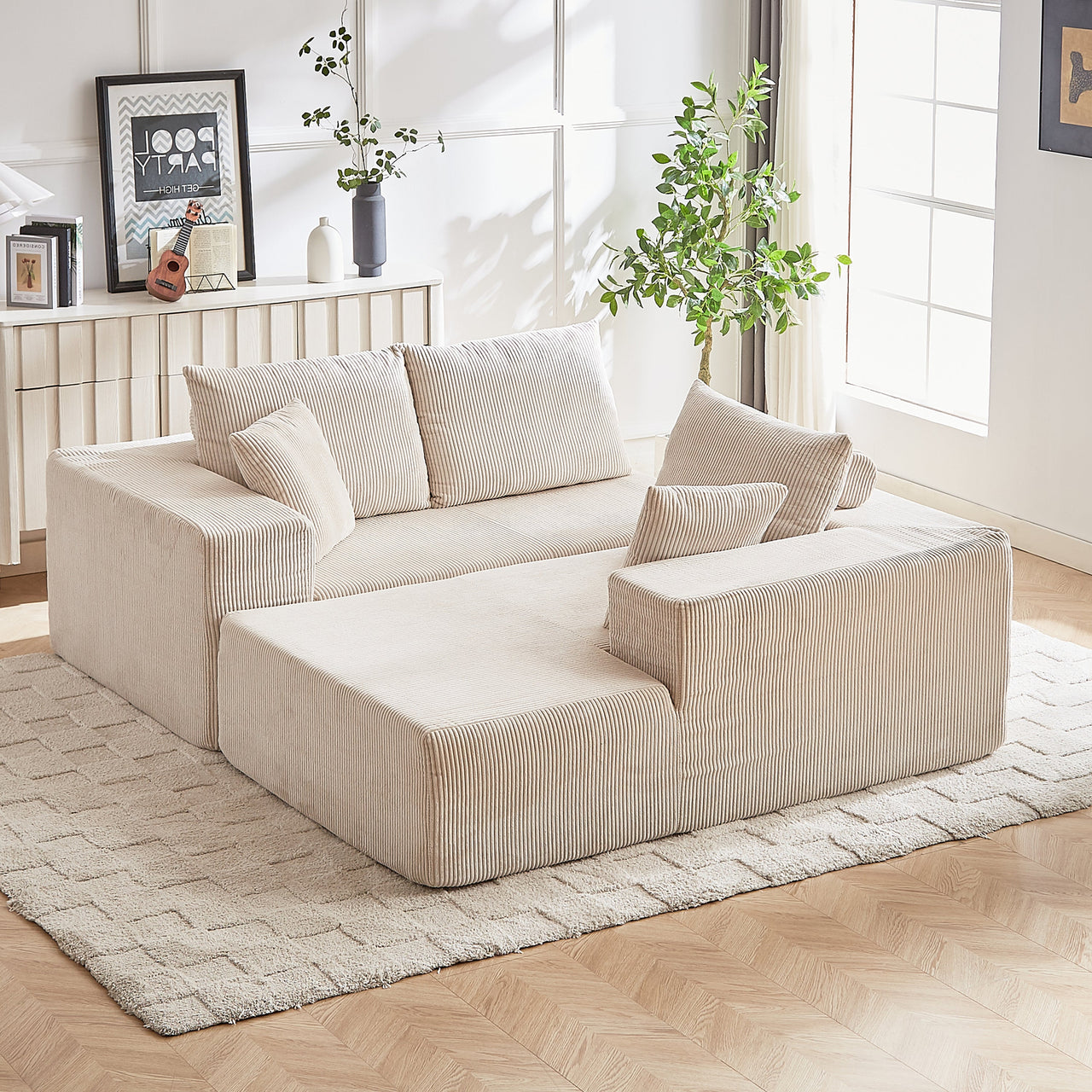 DORIAN 110" Sectional Sofa