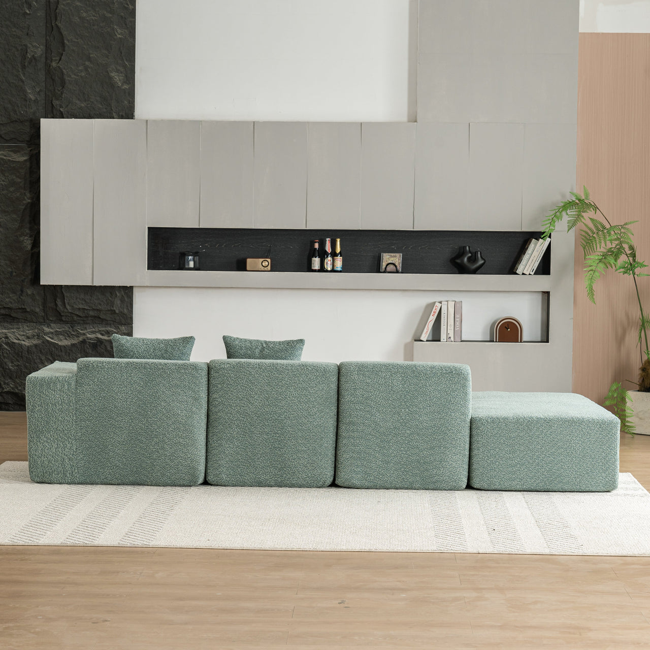 MORVIXA 117" Sectional Sofa