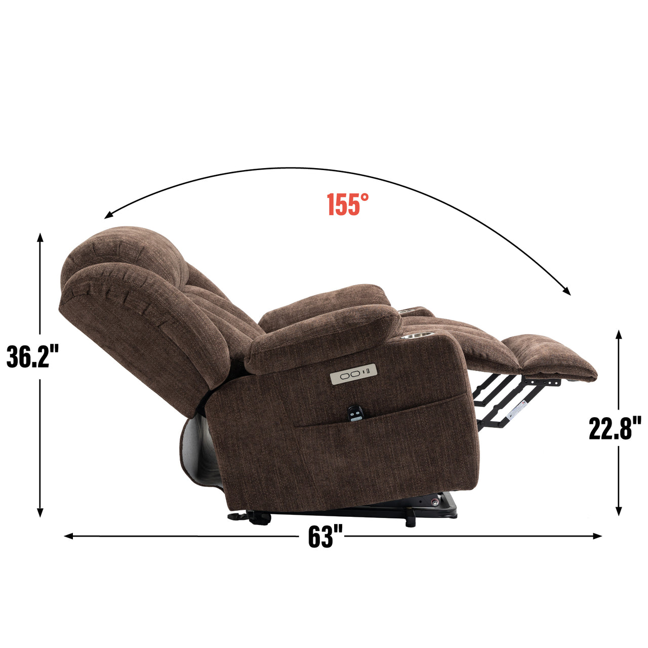 COZYLift Recliner with Heat Massage - 6317 L