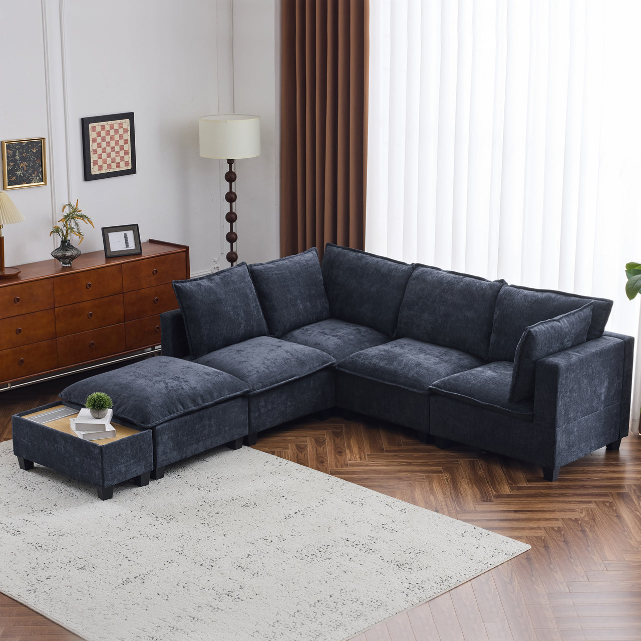 OPHYLEX 90" Sectional Sofa