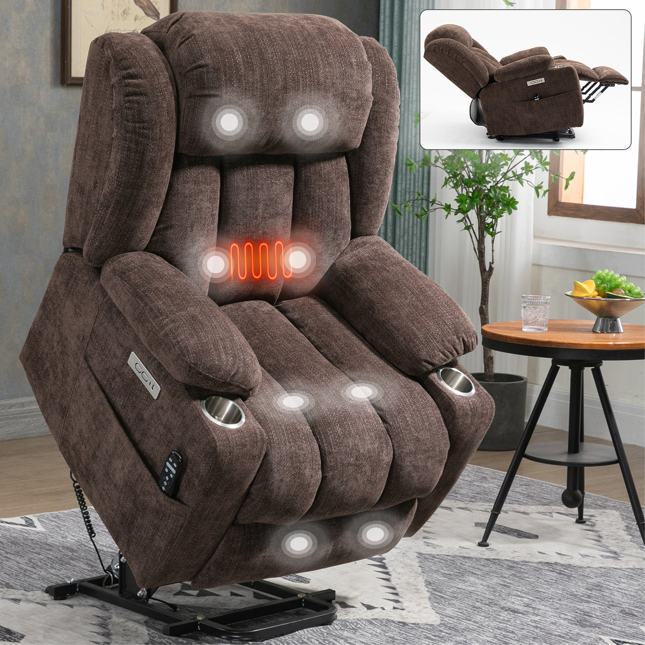 COZYLift Recliner with Heat Massage - 6317 L