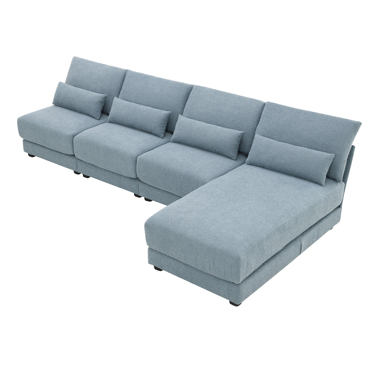 PAVEXA 120" Sectional Sofa