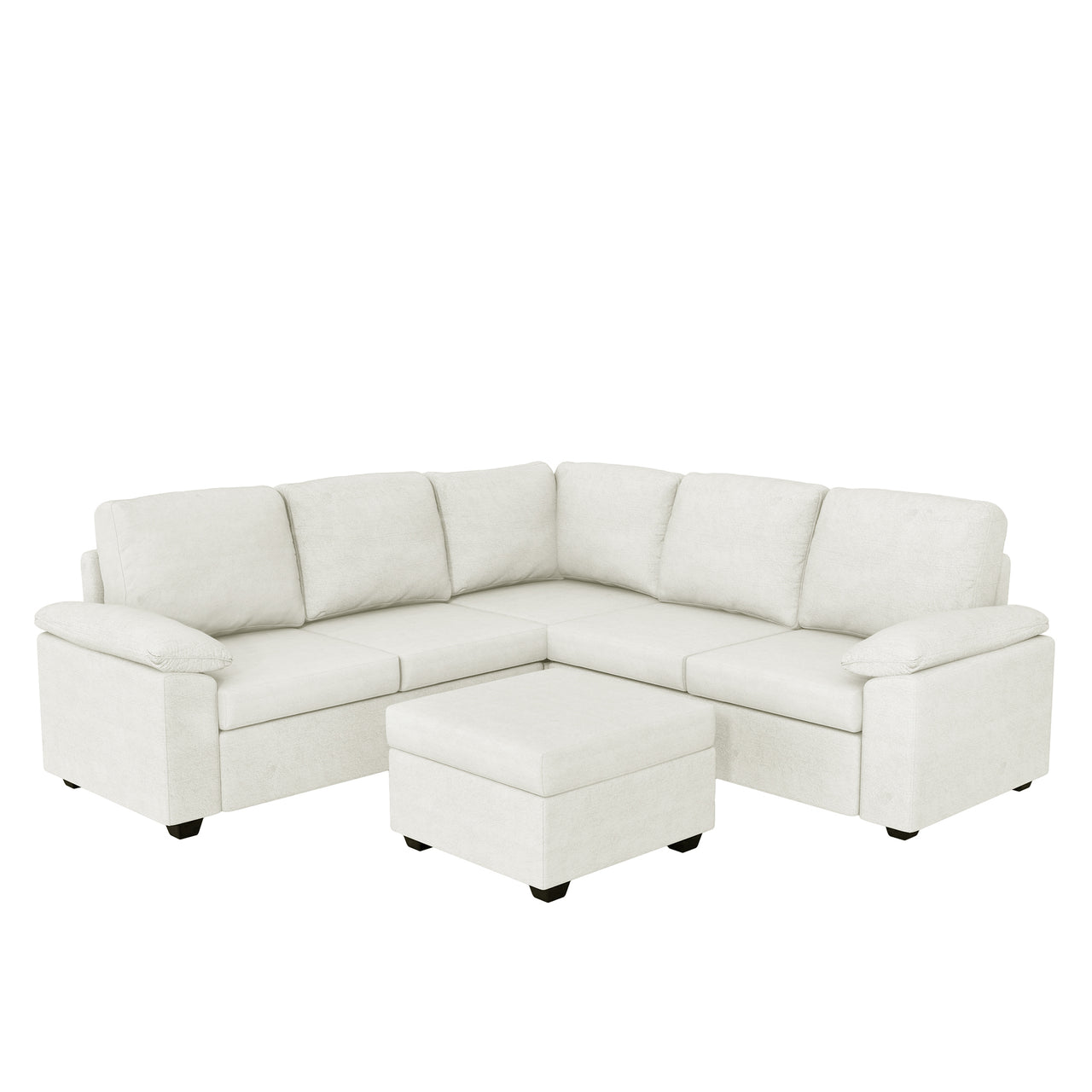 FYLORA 84" Sectional Sofa