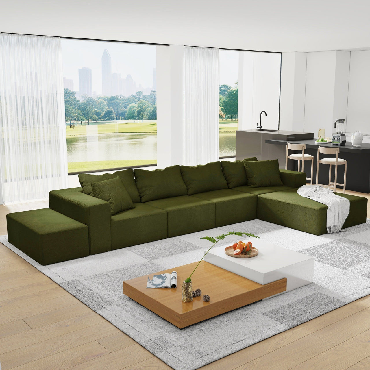 EVELYN 132" Sectional Sofa