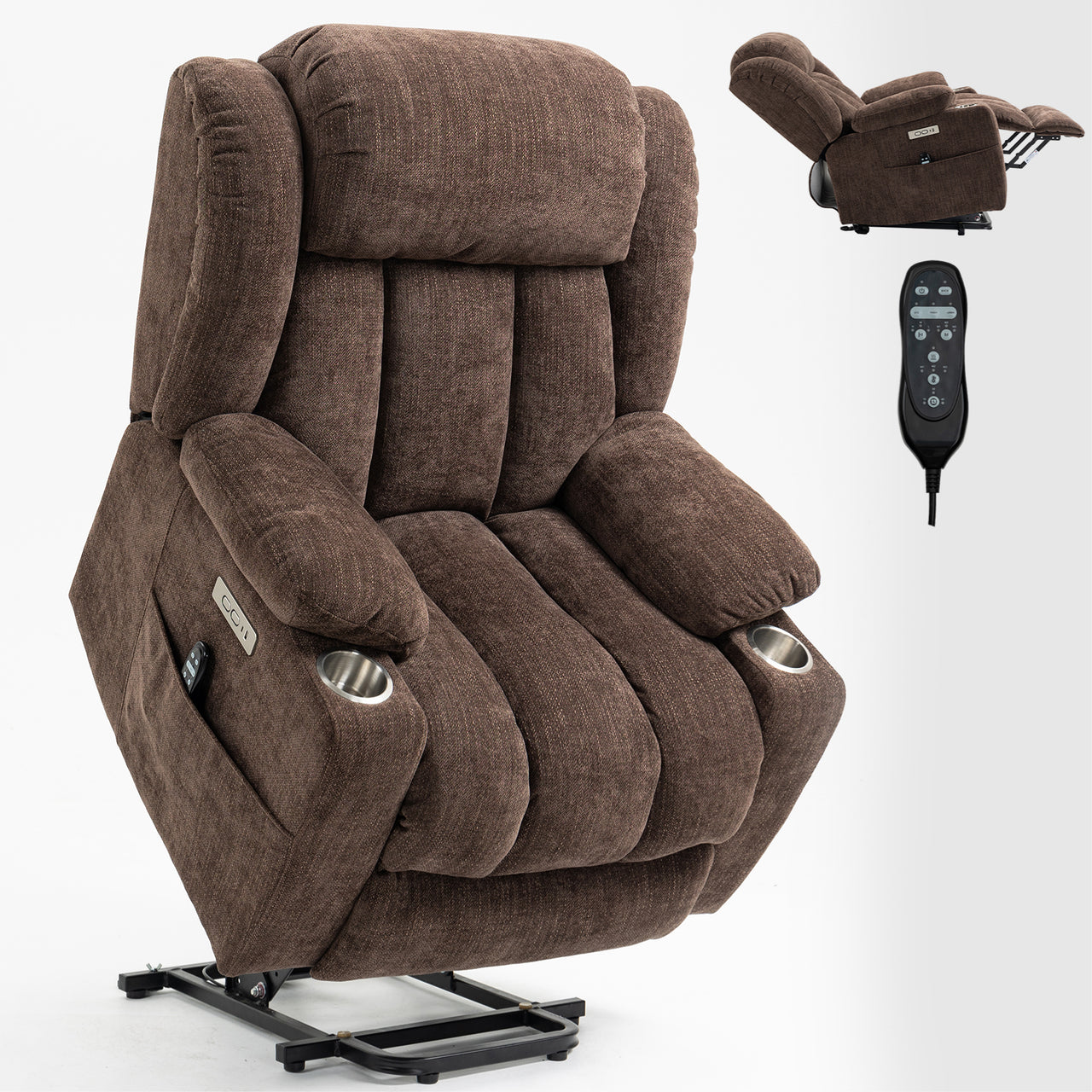 COZYLIFT 35"  Recliner with Heat Massage - 6317 L