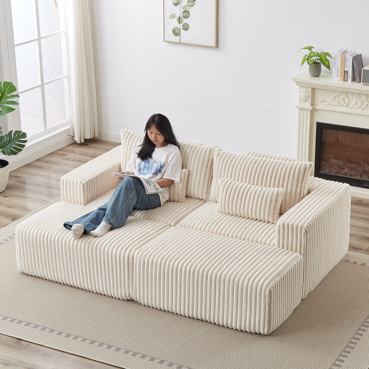 OPHELIA 87" Oversized Loveseat