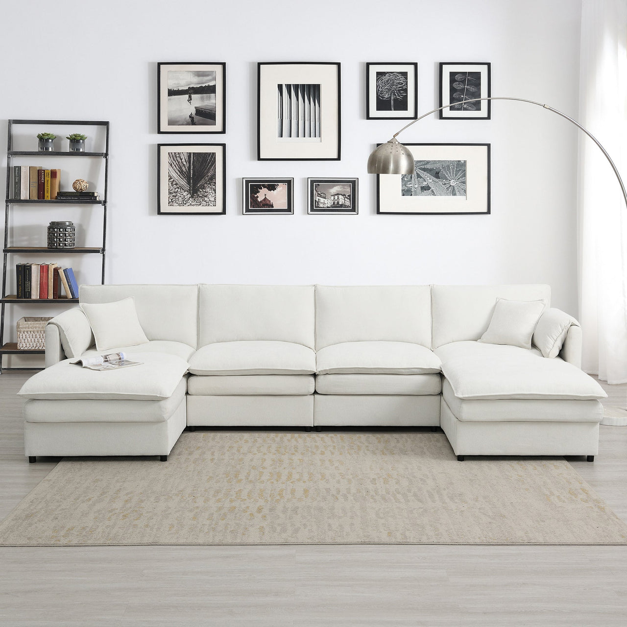 OPHYRA 134" Sectional Sofa