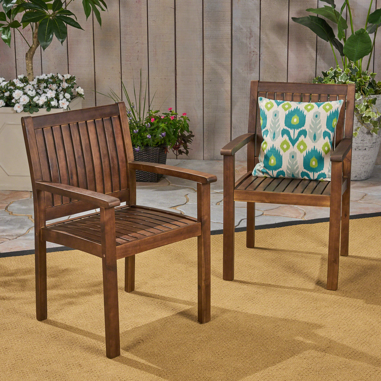 XOLVIRE 22" Dining Chair Set of 2 Pcs