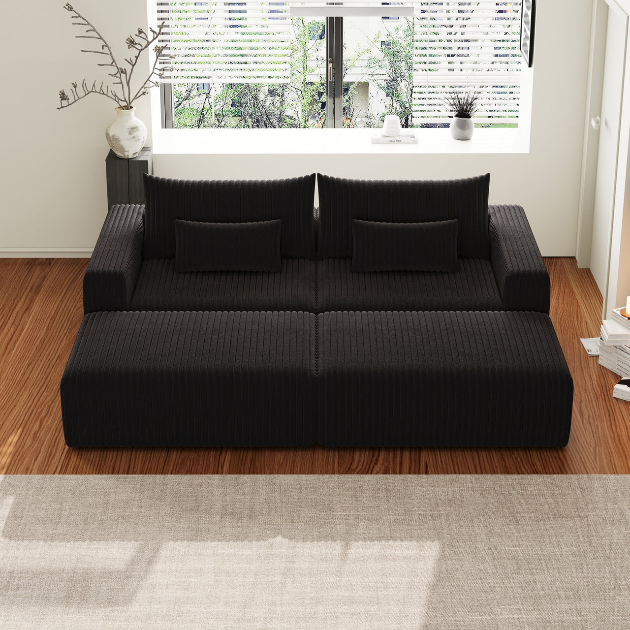 ERIS 102" Oversized Sectional Lounge Chaise