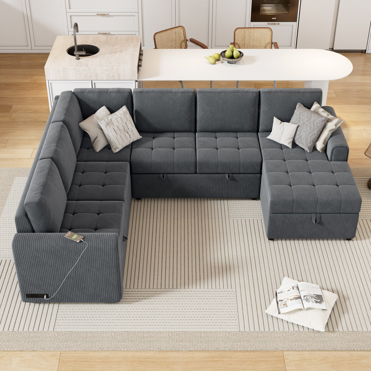 PENELOPE 108" Sectional Sofa