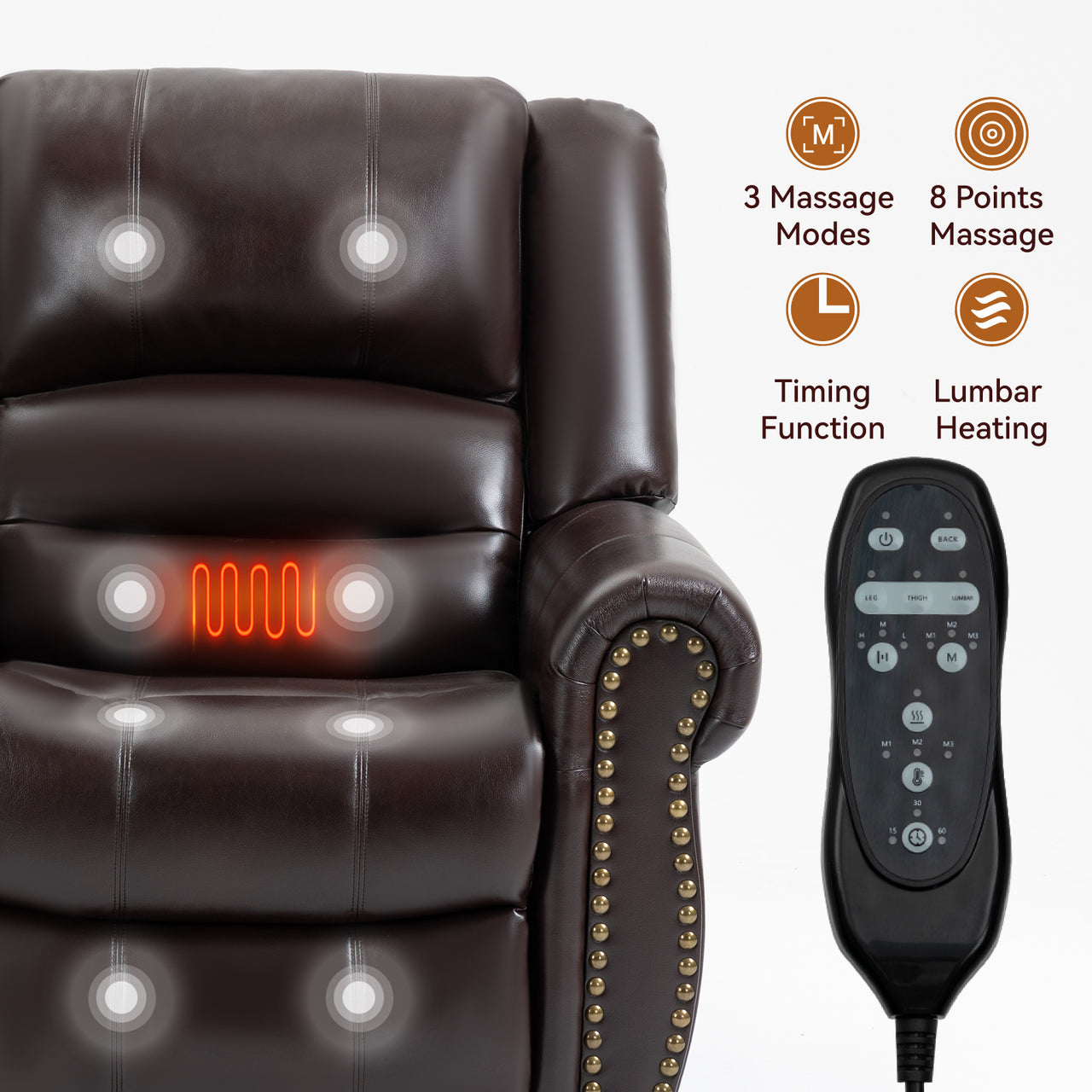 COZYLift Recliner with Heat Massage - 8300 XL