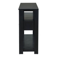 Thumbnail for U_STYLE Modern Console Table Sofa Table for Living Room with 4 Drawers and 2 Shelves