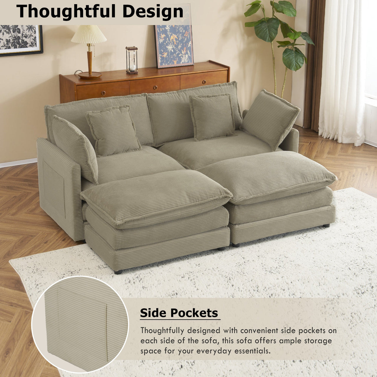 ZENVORIS 76" Loveseat