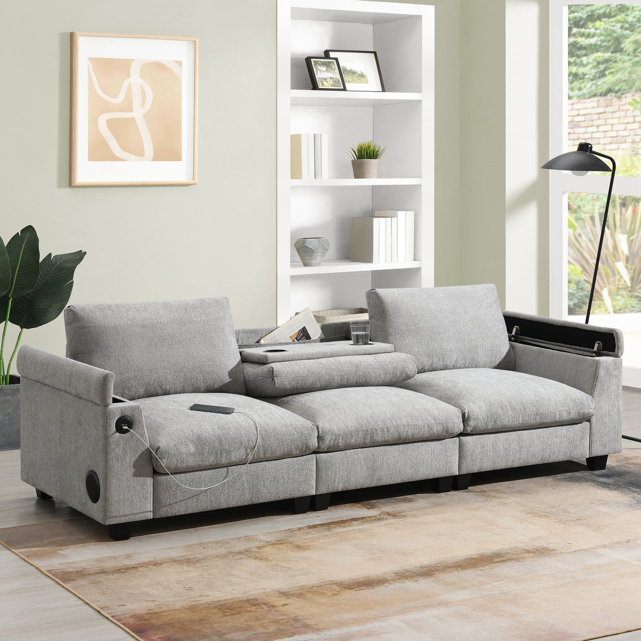 TIVORA 96" Sectional Sofa