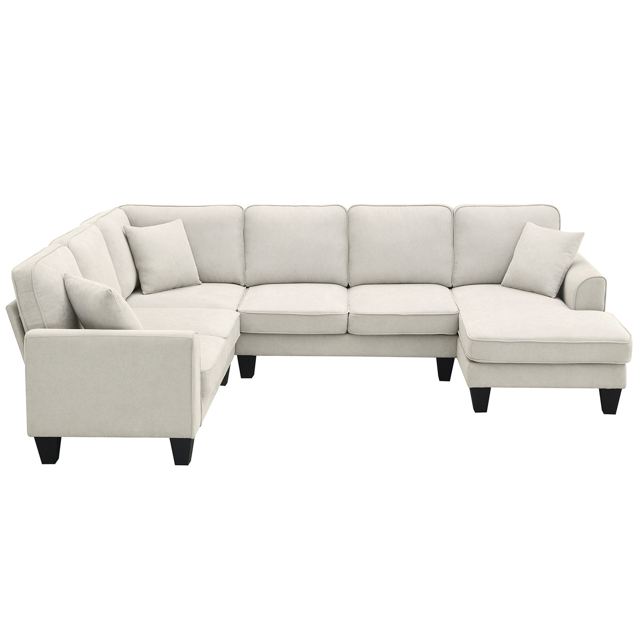 JORIVA 108" Sectional Sofa