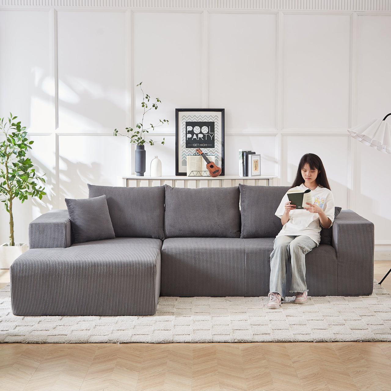 DORIAN 110" Sectional Sofa