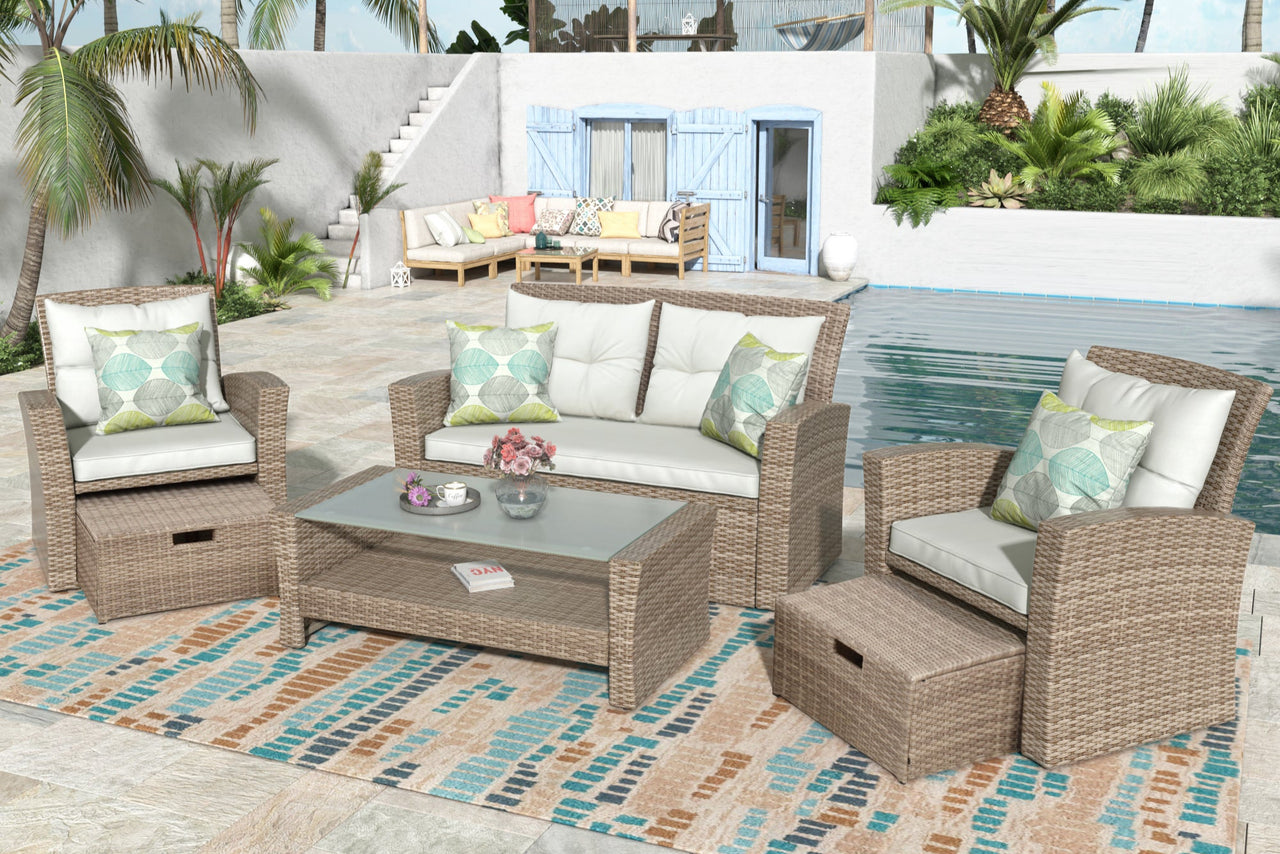 BRYVON 50" Outdoor Sectional Sofa
