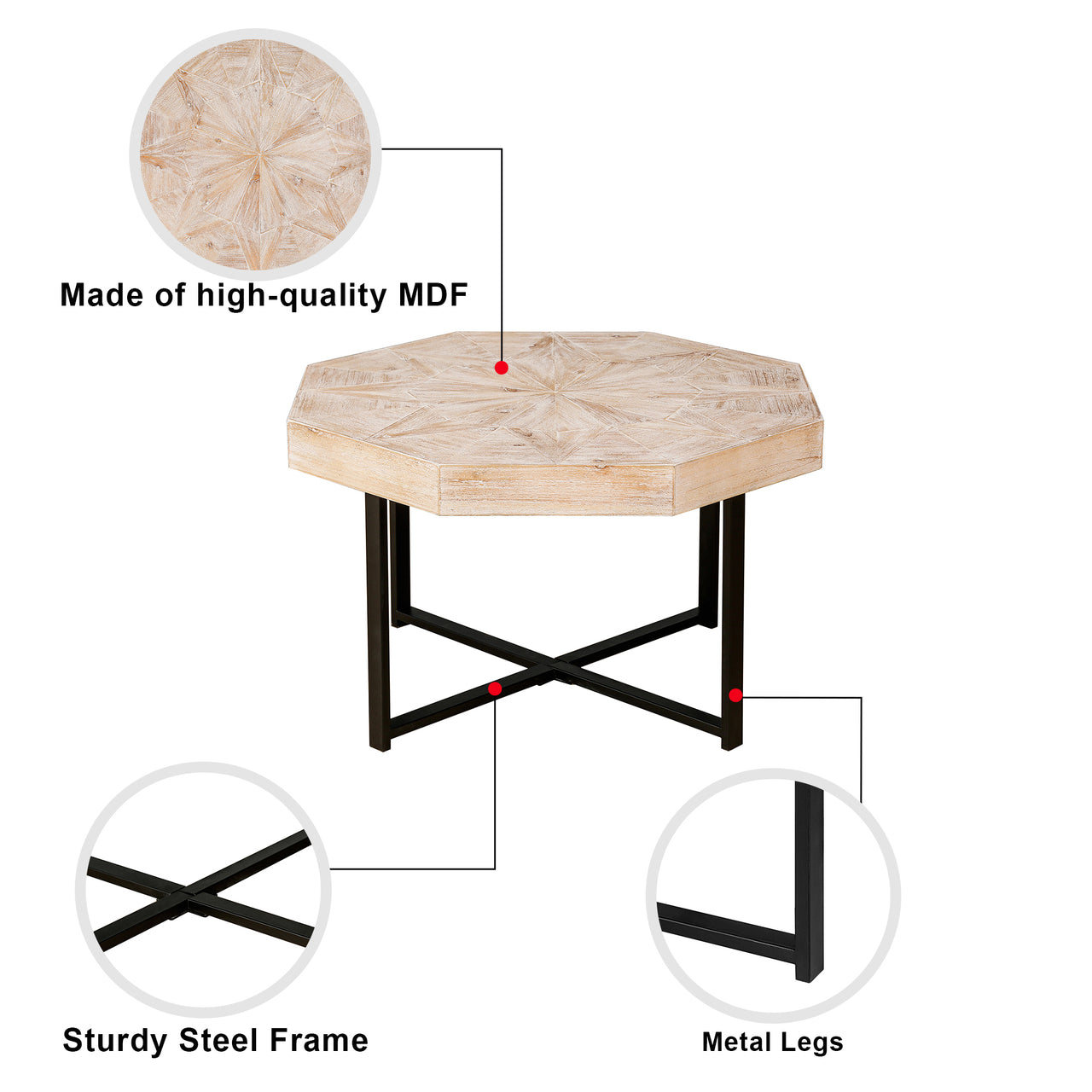 ORBIVIA 29" Coffee Table