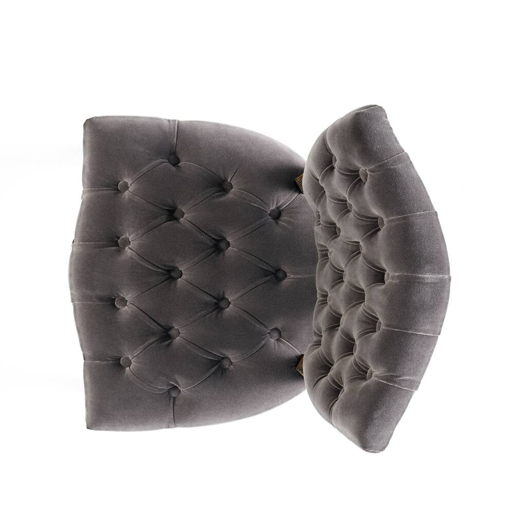 KYROVEXTA 21" Tufted Chair 2 Pcs