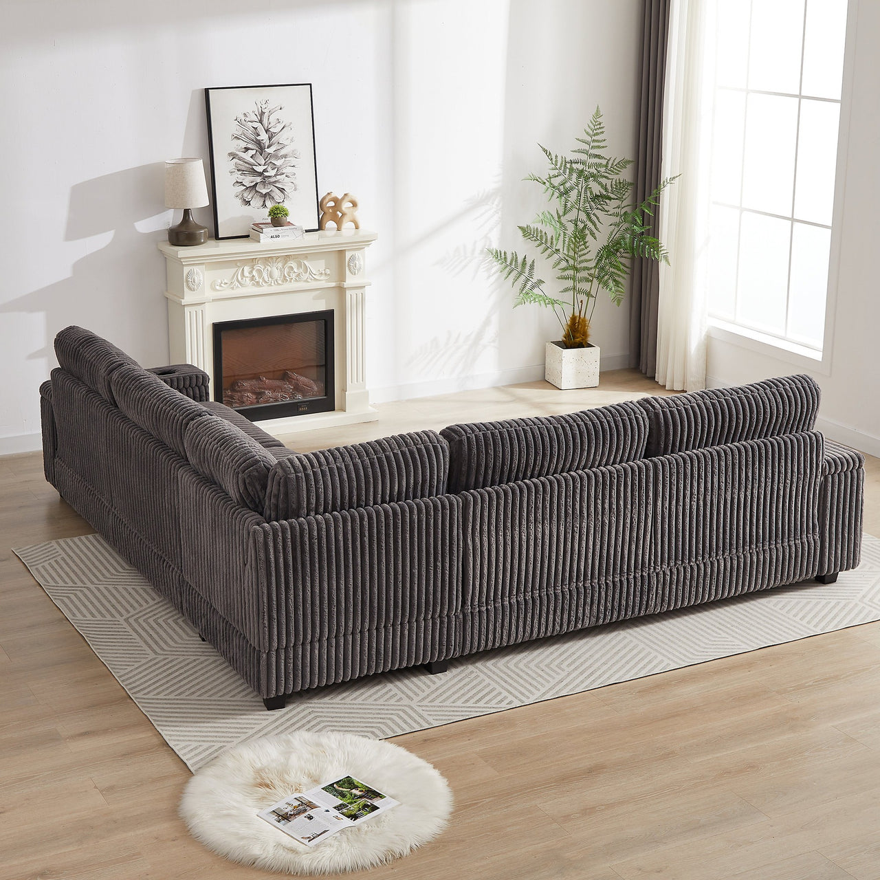 NEVAEH 110" Corner Sofa