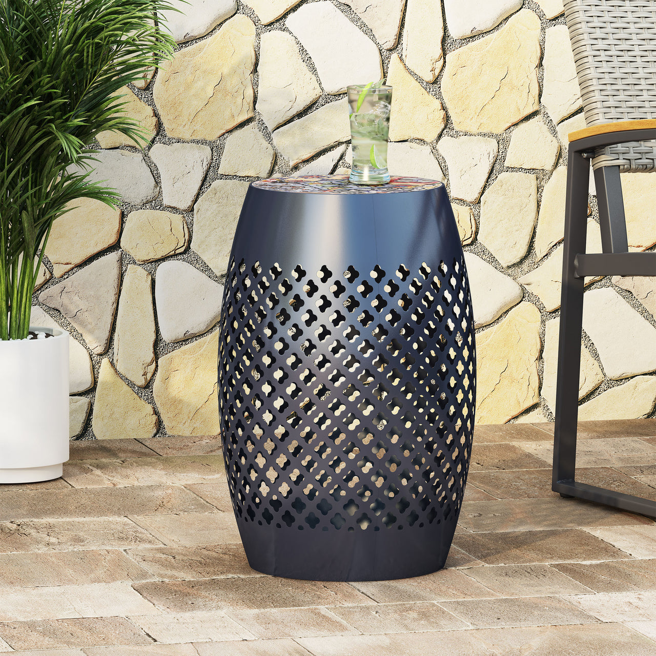 JEXVORX 12" Side Table