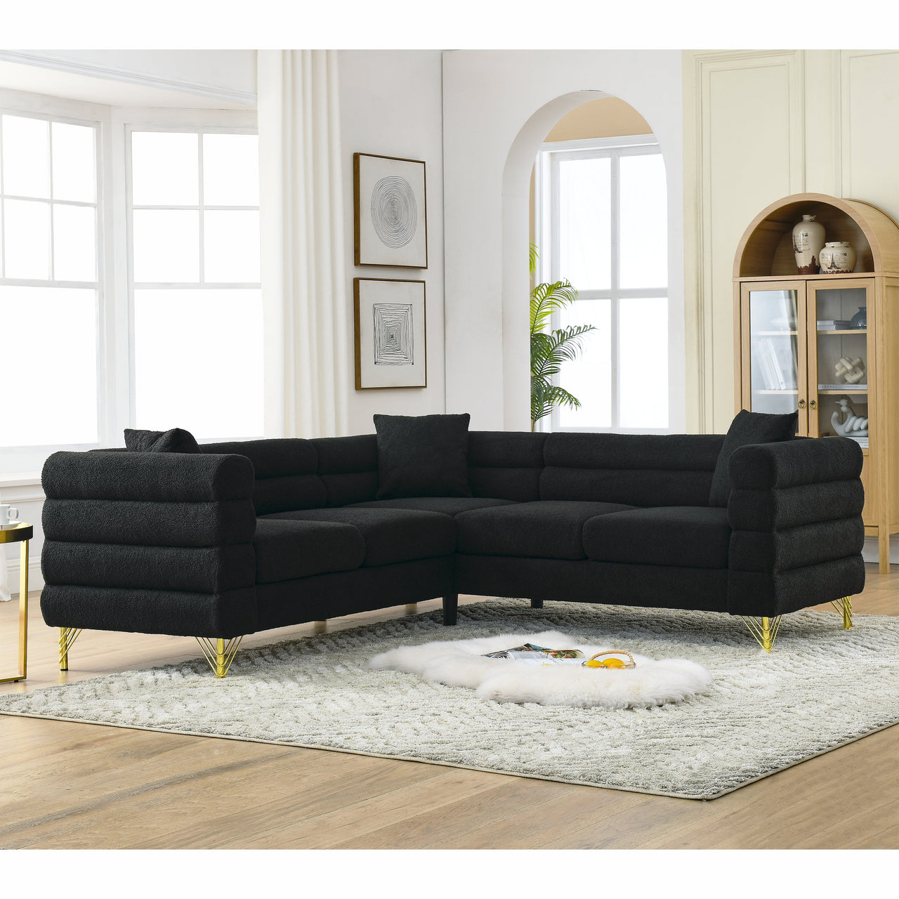 GAVIN 81" Oversized Corner Sofa