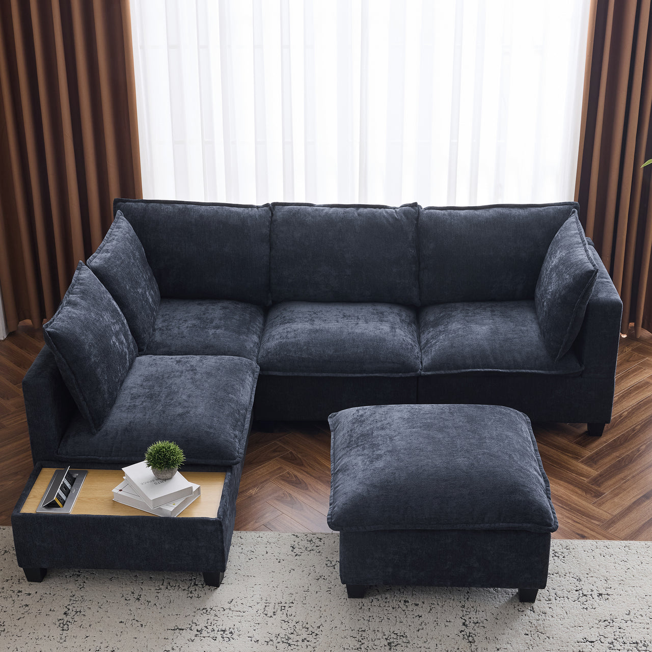 OPHYLEX 90" Sectional Sofa