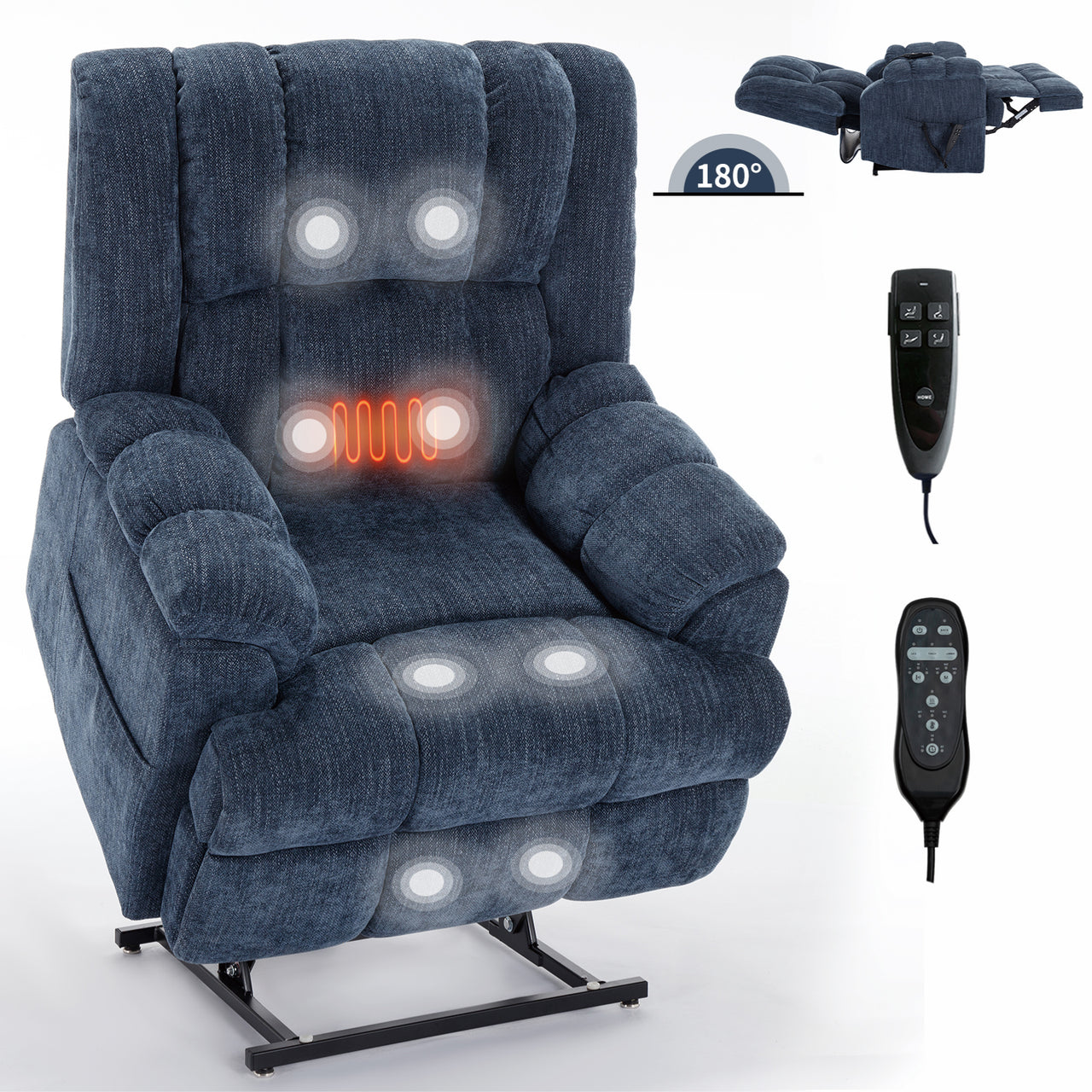 COZYLift Recliner with Heat Massage - 8500 XL